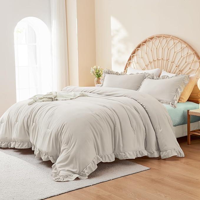 Linen Comforter Set - King - 104 x 90 in - 3 Piece
