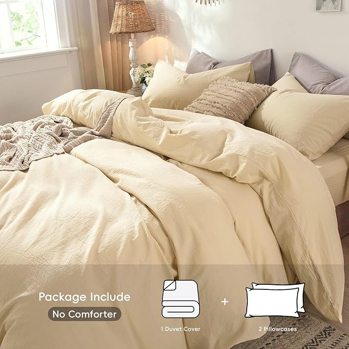 Linen Duvet Cover Set - Queen