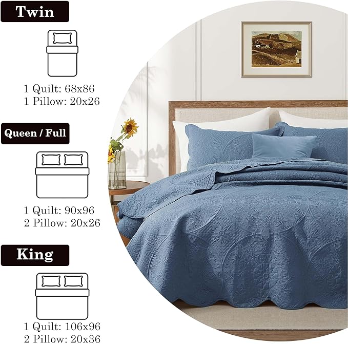 Microfiber Quilt Set - Twin - 10 Pack