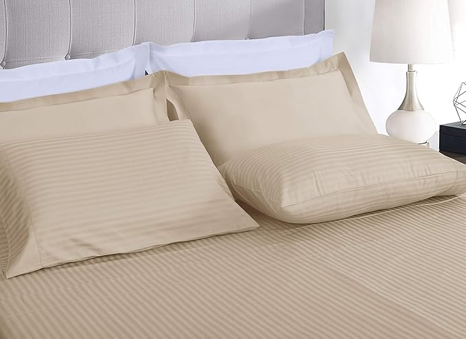 100% Cotton Cooling Bed Sheet Set - King - 4 Piece