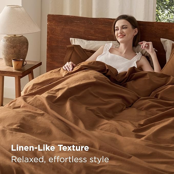Linen Duvet Cover Set - Queen