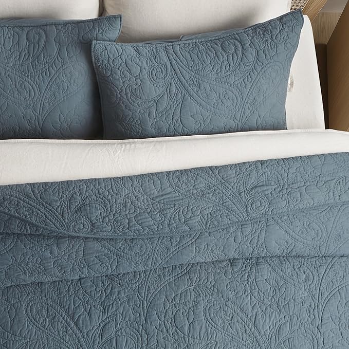 100% Cotton Quilt Set - Queen - 3 Piece