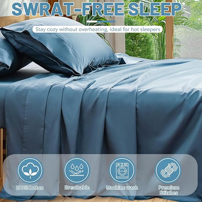 Bed Sheet Set - Queen - 4 Piece