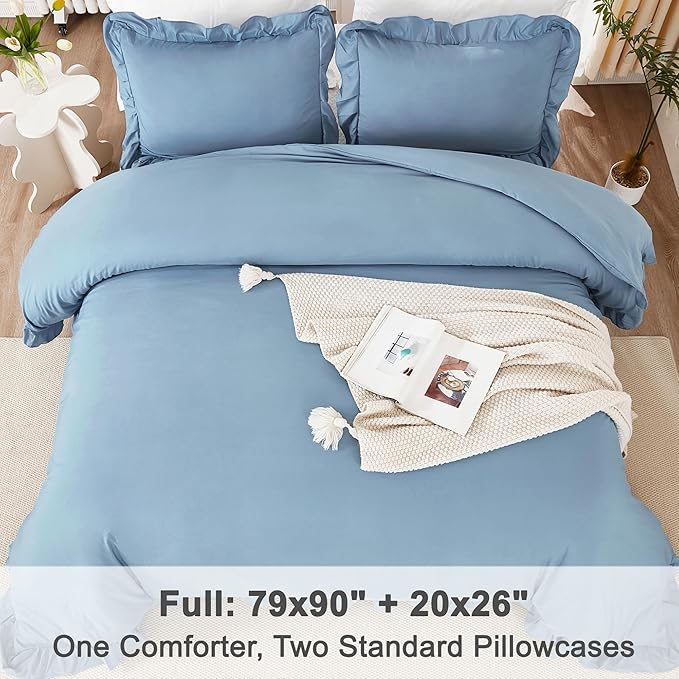 Microfiber Comforter Set - Full - 79 x 90 in - 3 Piece