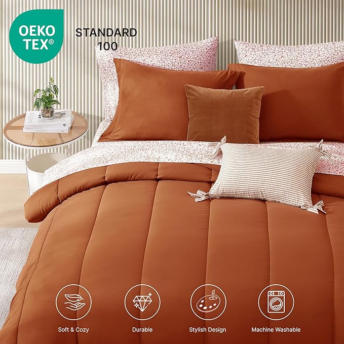 Comforter Set - Queen - 7 Piece