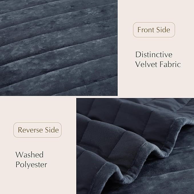 Velvet Quilt Set - King - 3 Piece