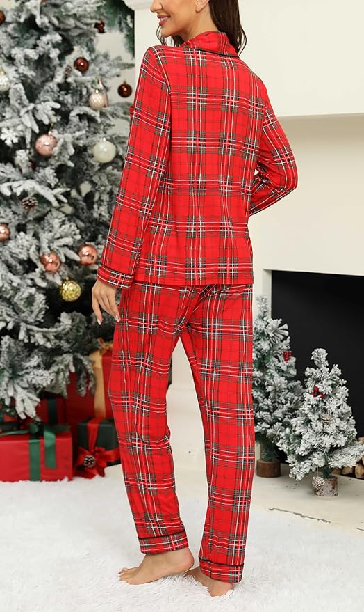 Women's Pajama Set - Long Sleeve - 2 Piece