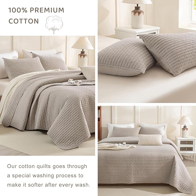 Linen Bedding Set - King - 3 Piece