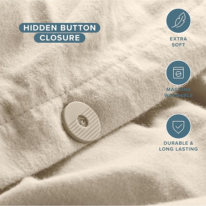 100% Cotton Duvet Cover Set - Full
