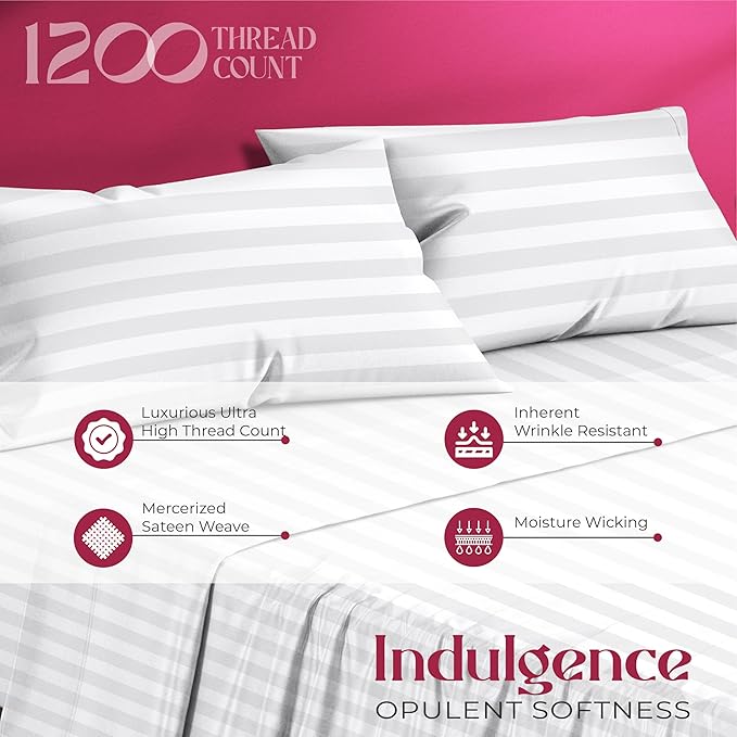 Linen Pillowcase Set - King - 2 Piece