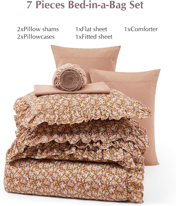Comforter Set - Queen - 7 Piece