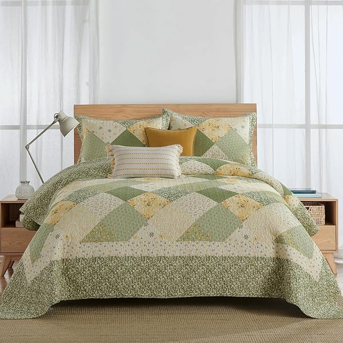 100% Cotton Bedding Set - California King - 3 Piece