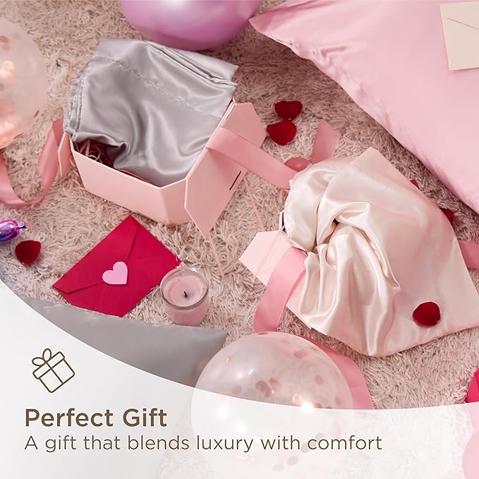 Satin Pillowcase Set - King - 20 x 36 in - 4 Piece