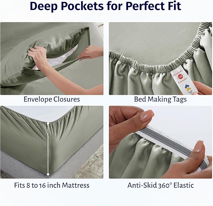 Bed Sheet Set - California King - 4 Piece