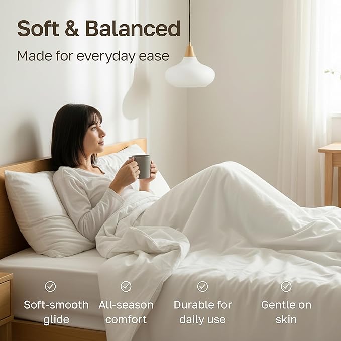100% Cotton Bed Sheet Set - Queen - 6 Piece