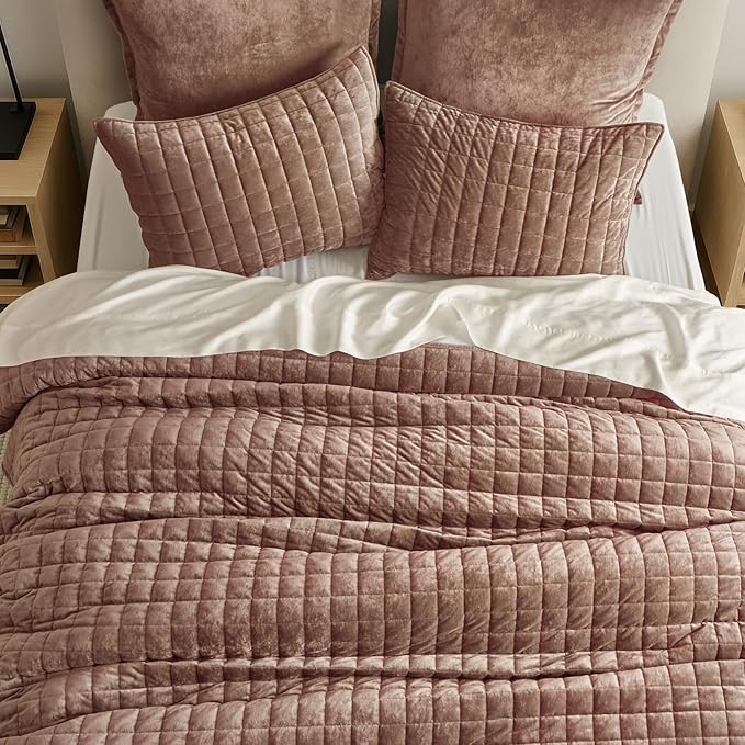 Velvet Quilt Set - Queen