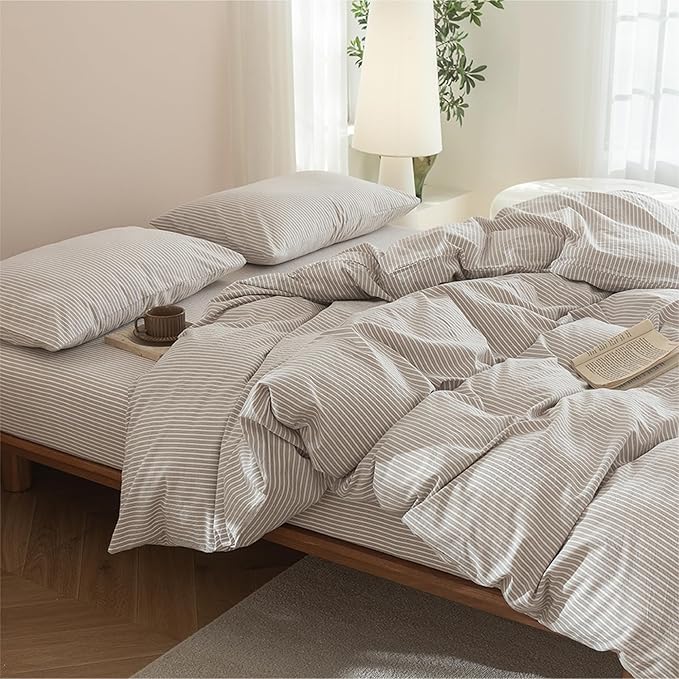 Linen Duvet Cover Set - King - 3 Piece
