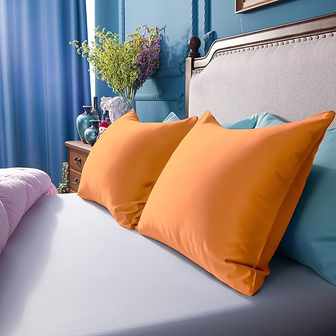Satin Pillowcase Set - King - 20 x 36 in - 2 Piece
