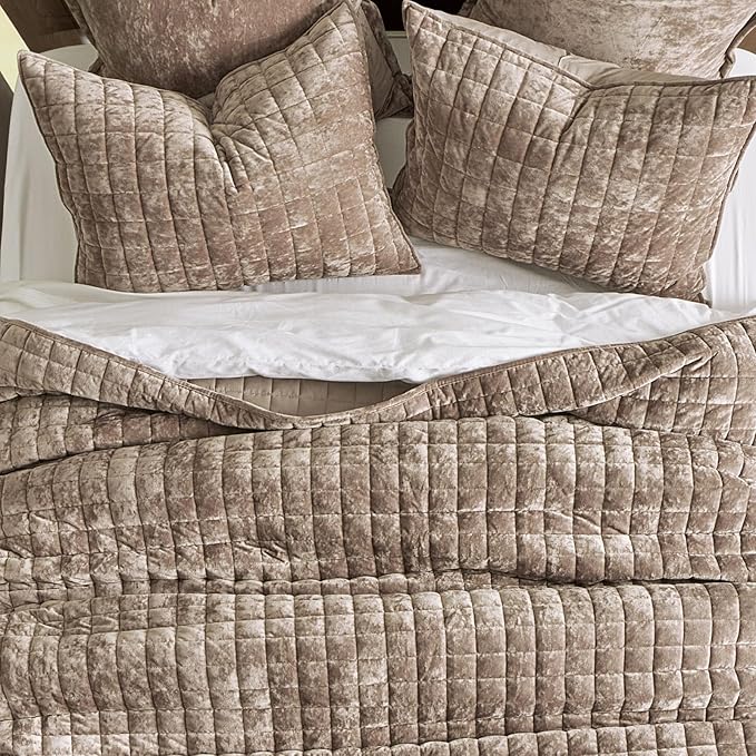 Velvet Quilt Set - Queen