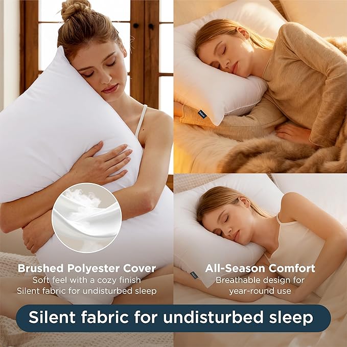 Down Alternative Bed Pillow - King - 2 Pack