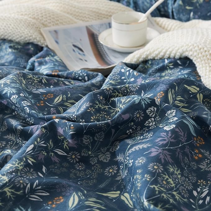 100% Cotton Duvet Cover Set - King - 3 Piece