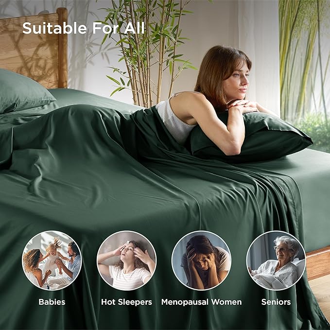Bamboo Cooling Bed Sheet Set - King