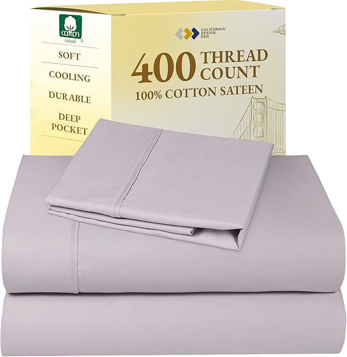 100% Cotton Bed Sheet Set - Twin XL - 3 Piece