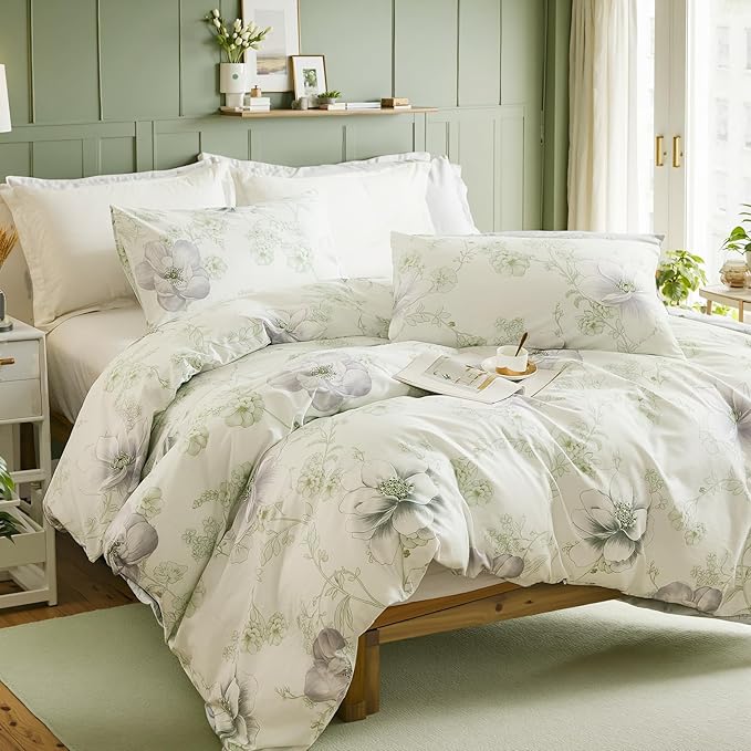 100% Cotton Duvet Cover Set - King - 3 Piece