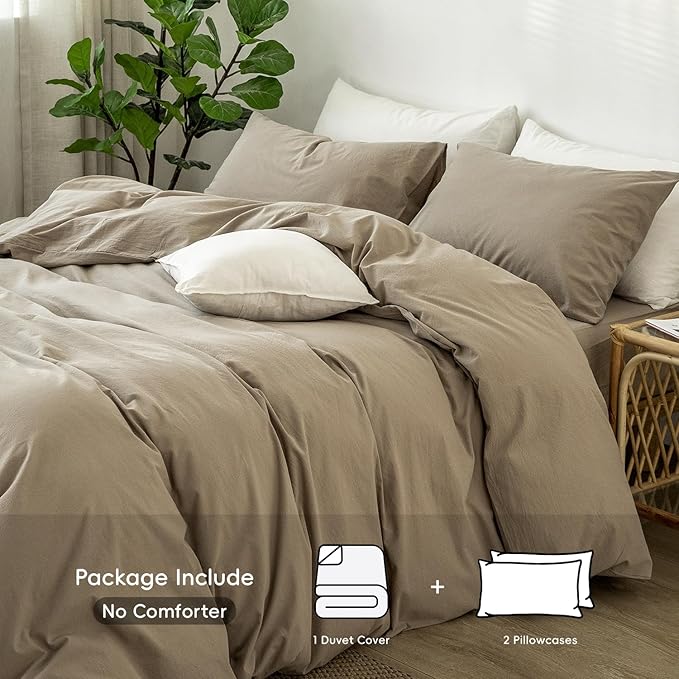 Linen Duvet Cover Set - Full