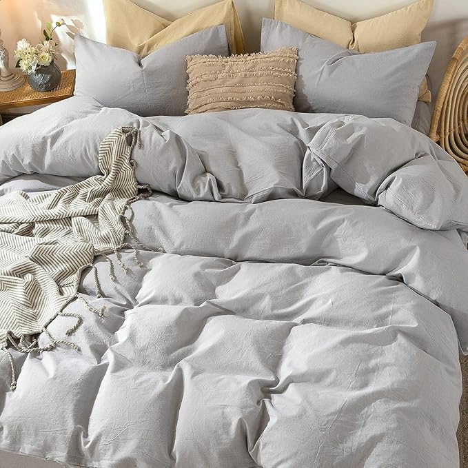 Linen Duvet Cover Set - King