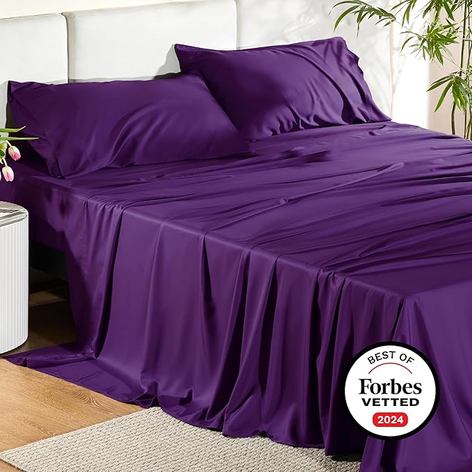 Bamboo Cooling Bed Sheet Set - Queen