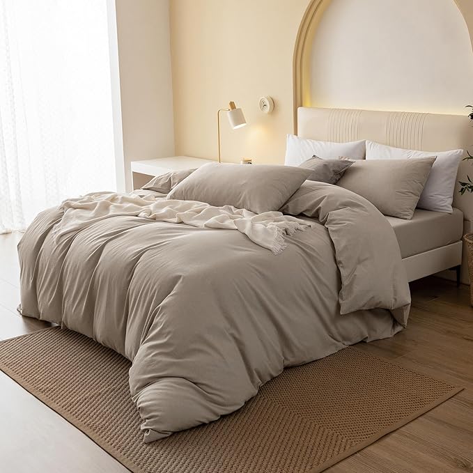 Linen Duvet Cover Set - King - 104 x 90 in - 3 Piece
