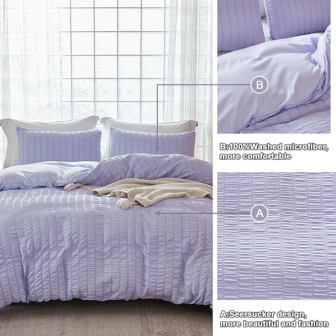 Microfiber Duvet Cover Set - King - 104 x 90 in - 3 Piece