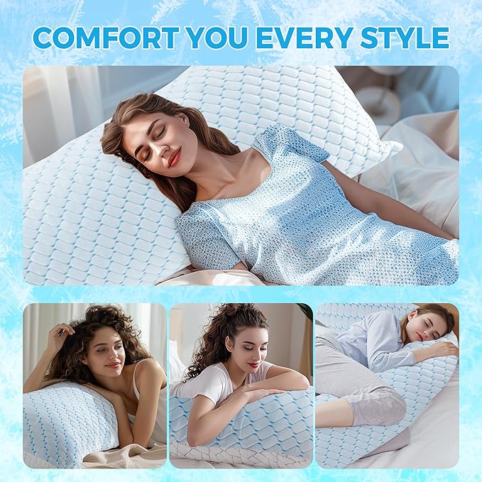 Memory Foam Cooling Body Pillow