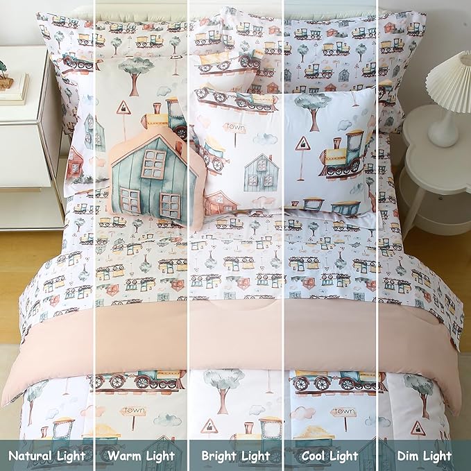 Microfiber Comforter Set - Twin - 6 Piece