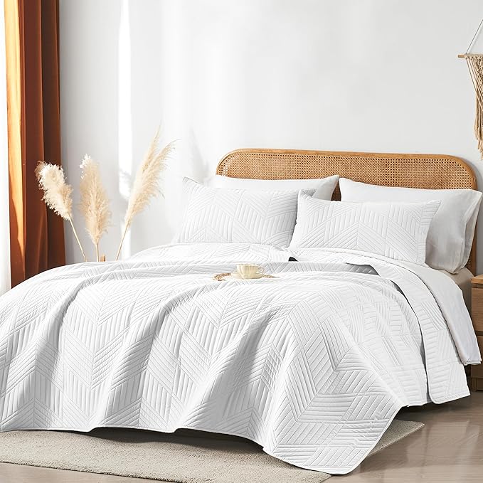 Microfiber Quilt Set - Queen