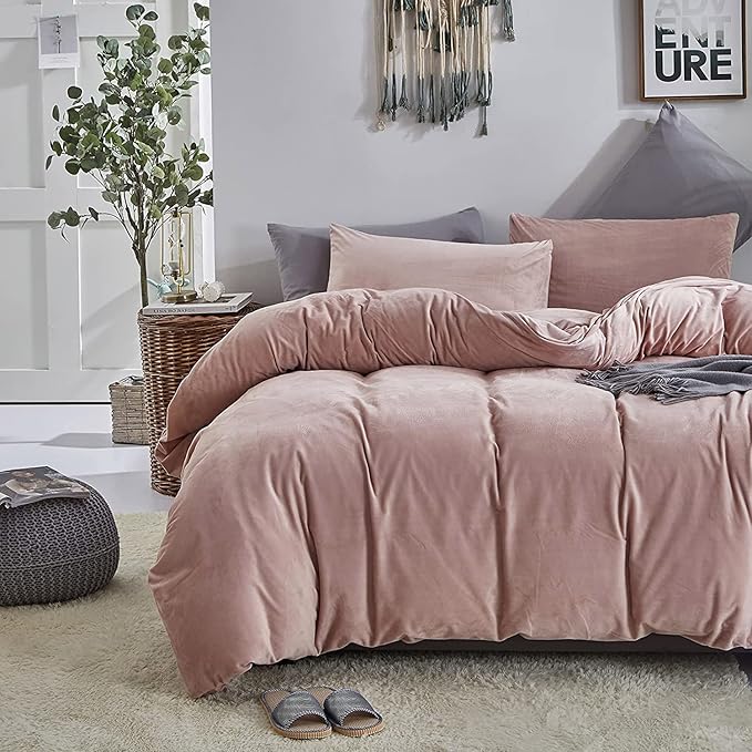 Flannel Comforter Set - King - 3 Piece