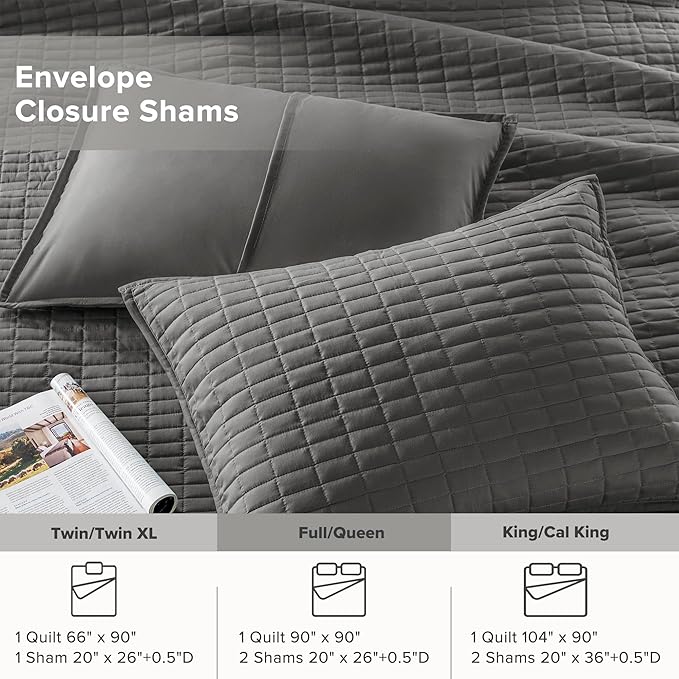 Quilt Set - Queen - 3 Piece