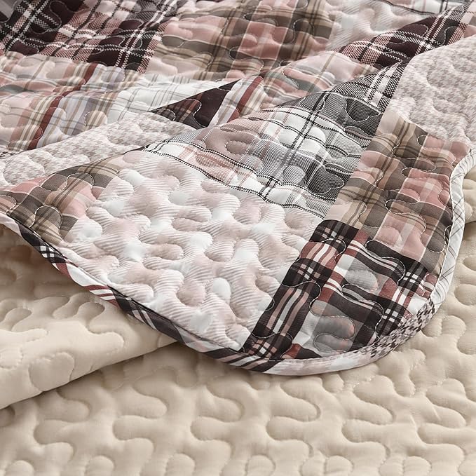 Microfiber Quilt Set - Twin - 2 Piece