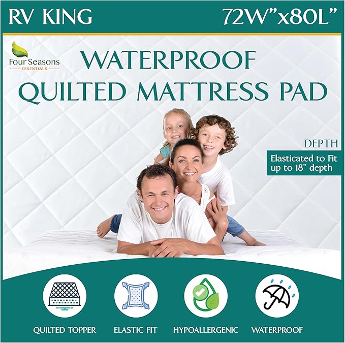 Waterproof Mattress Protector - King
