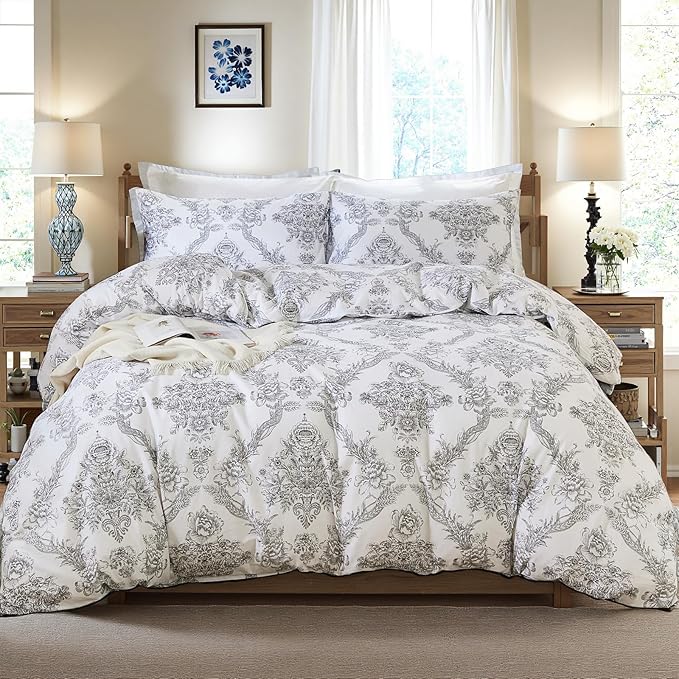 100% Cotton Duvet Cover Set - Queen - 3 Piece