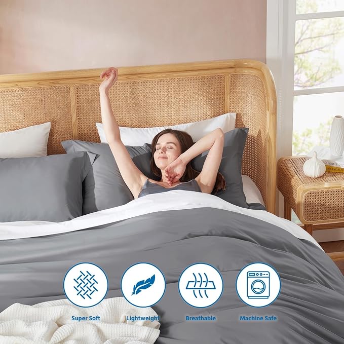 Down Alternative Duvet Cover Set - Full - 4 Piece