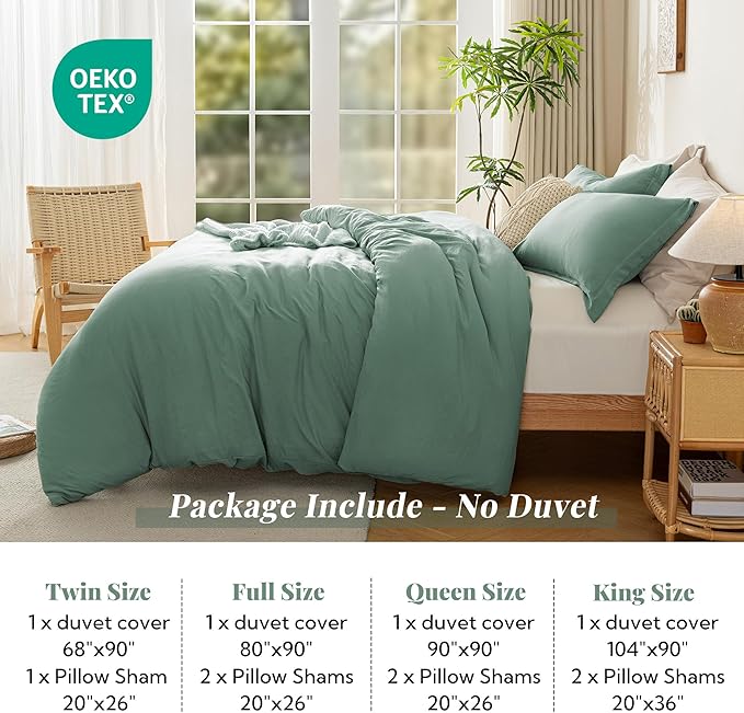 Microfiber Duvet Cover Set - 3 Piece