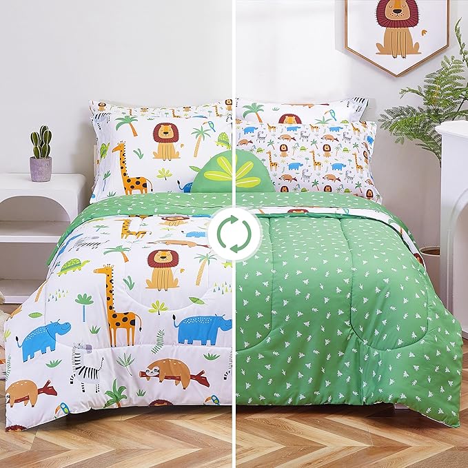 Microfiber Comforter Set - Twin - 6 Piece