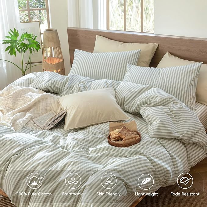 Linen Duvet Cover Set - King