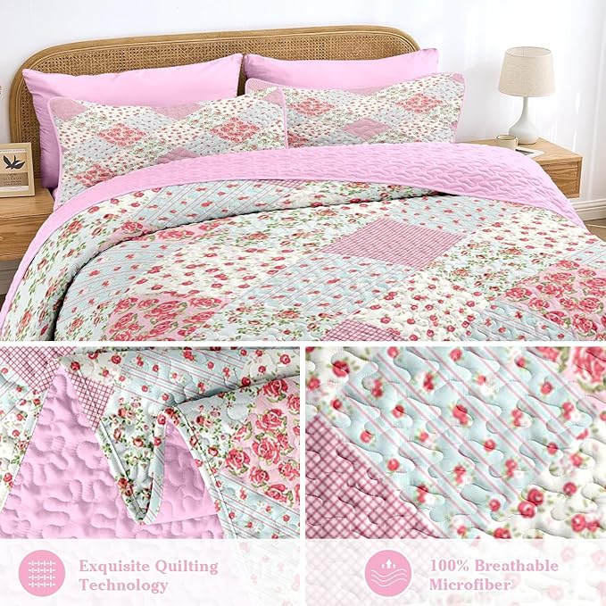 Quilt Set - King - 3 Piece