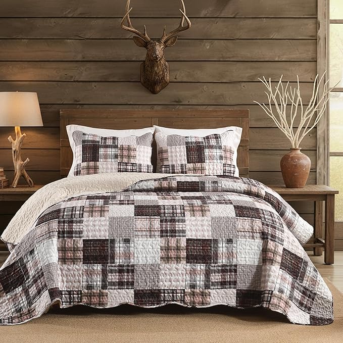 Microfiber Quilt Set - Twin - 2 Piece