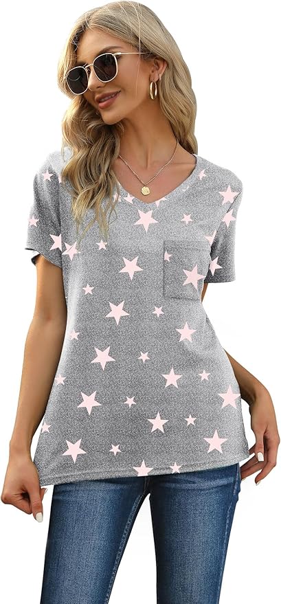 Women's Pajama Set - Short Sleeve - 2 Piece