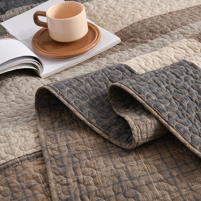 100% Cotton Bedding Set - California King - 3 Piece