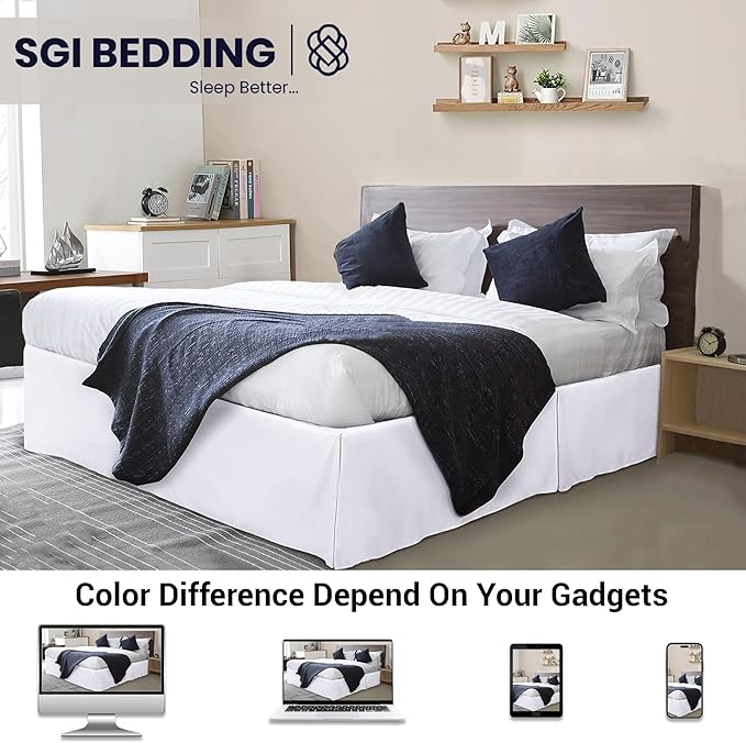 Microfiber Bed Skirt - Queen - 15 in Drop
